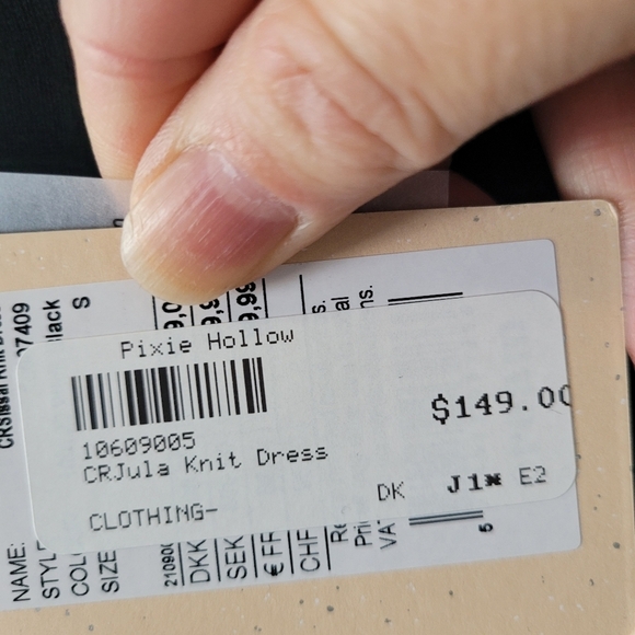 Cream Sissal Knit Dress, BNWT, Size S - Picture 7 of 8